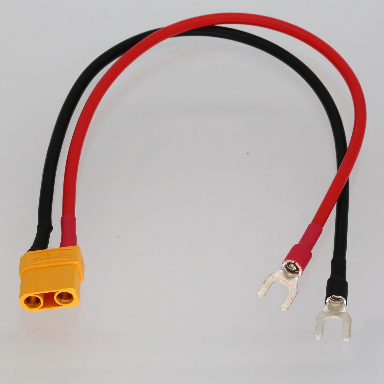 XT90 Female to U-Type Spade Fork open Terminal battery charging 12awg 1FT Cable