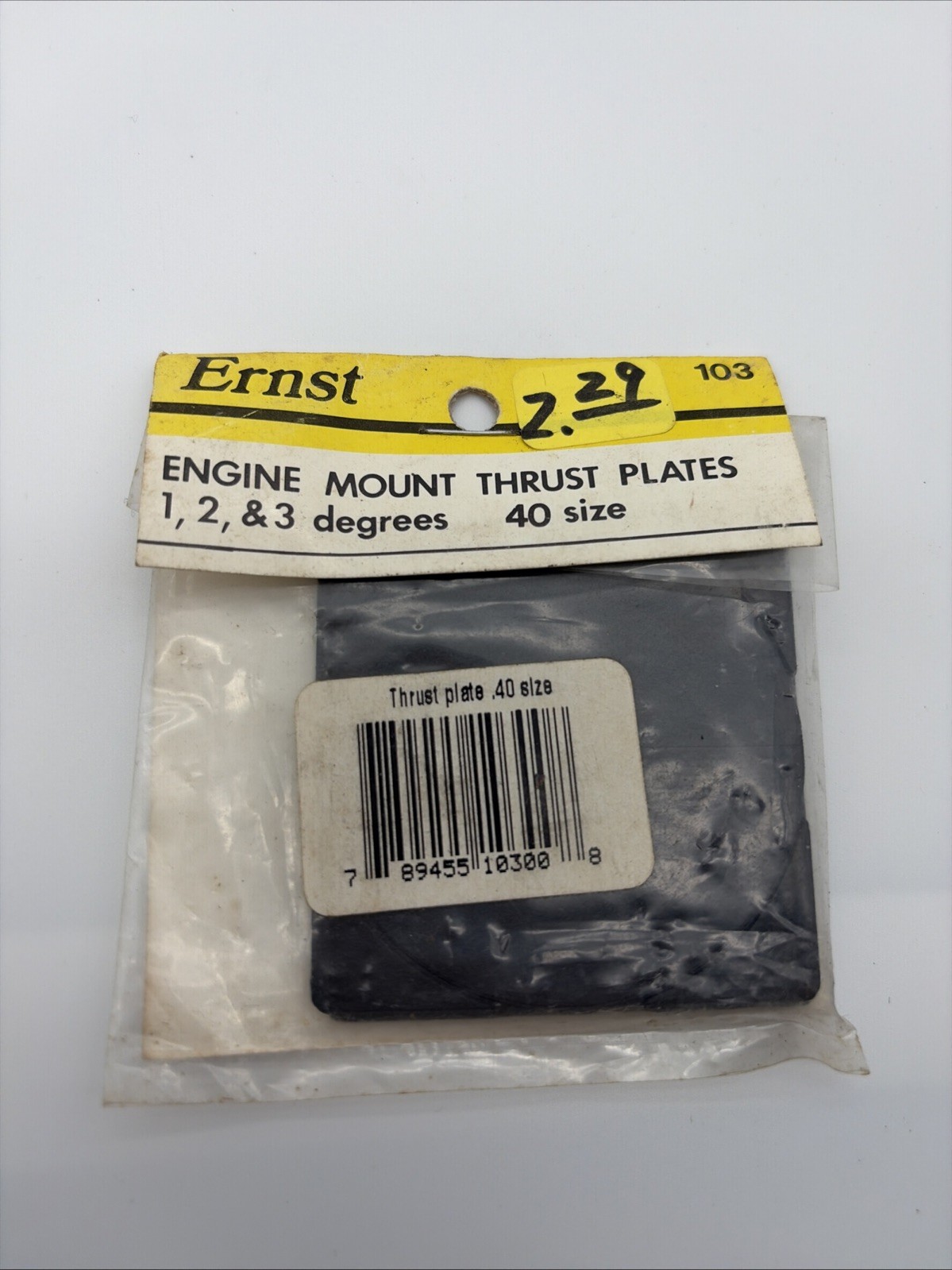 Ernst Engine Mount Thrust Plates 1, 2 &3 Degrees For 40 Size – Part 103 B100
