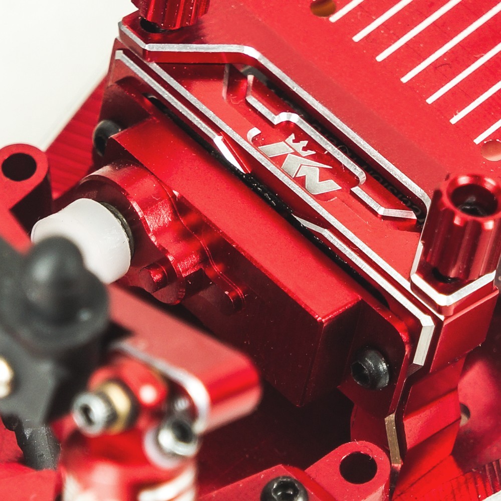 KingNexx CNC Aluminum Servo Mount (for AGF A06CLS Servo)(BLACK) – Losi Micro-B/T