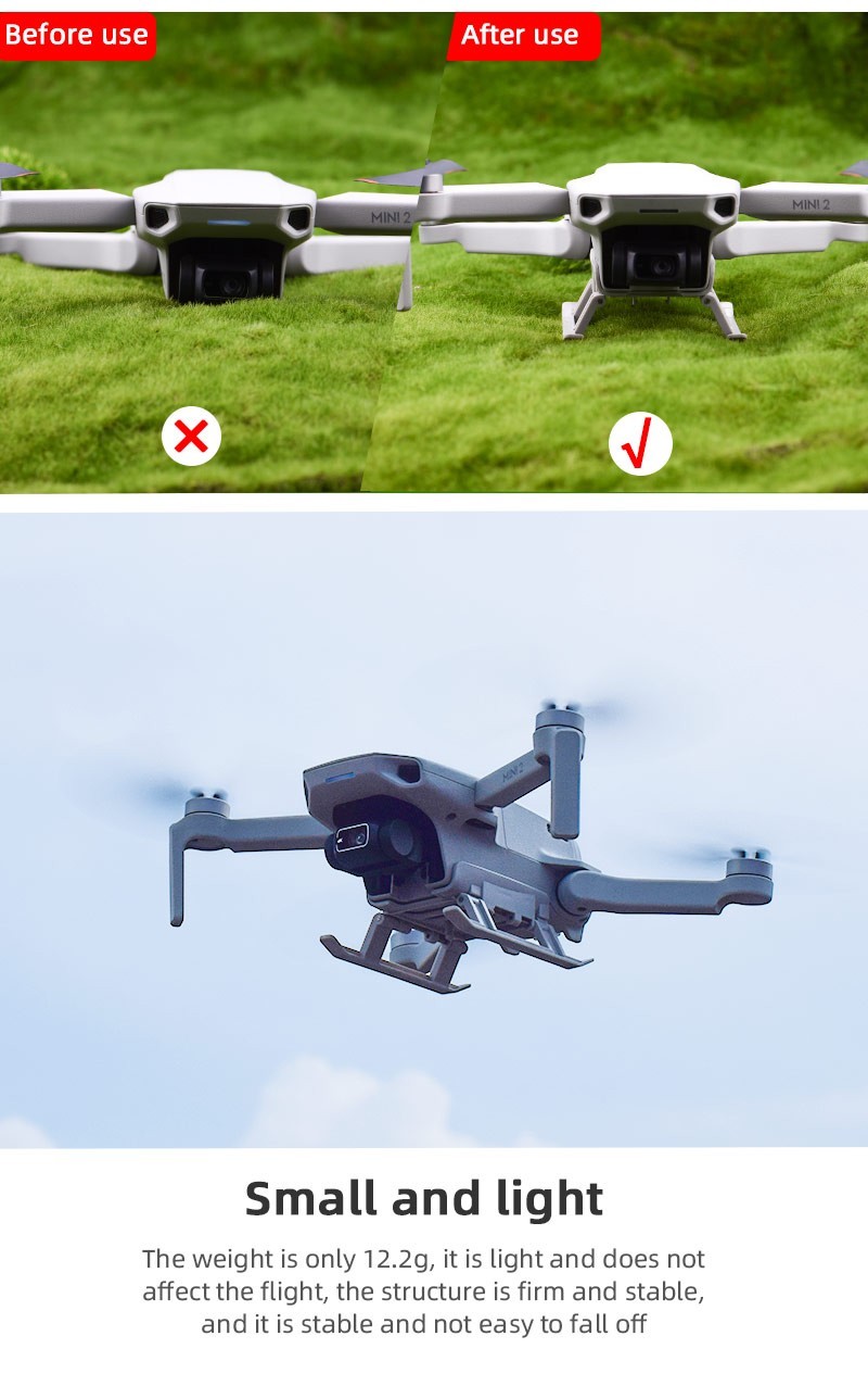 Foldable Landing Gear Portable Extension Leg For DJI Mavic Mini /Mini 2 /Mini SE