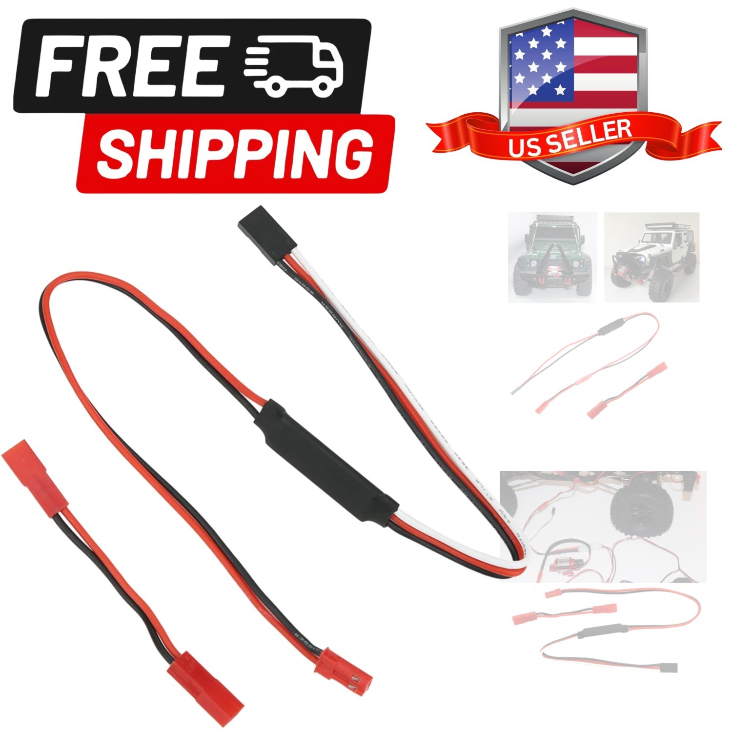 RC Winch Controller Adapter Plug, RC Winch Universal Parts Accessory Fit for …