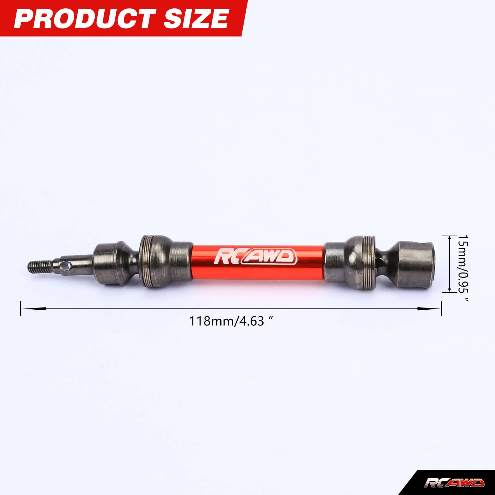 RCAWD ARAC4041 Front Rear Drive Shaft For Arrma Granite Senton Vorteks 3S BLX