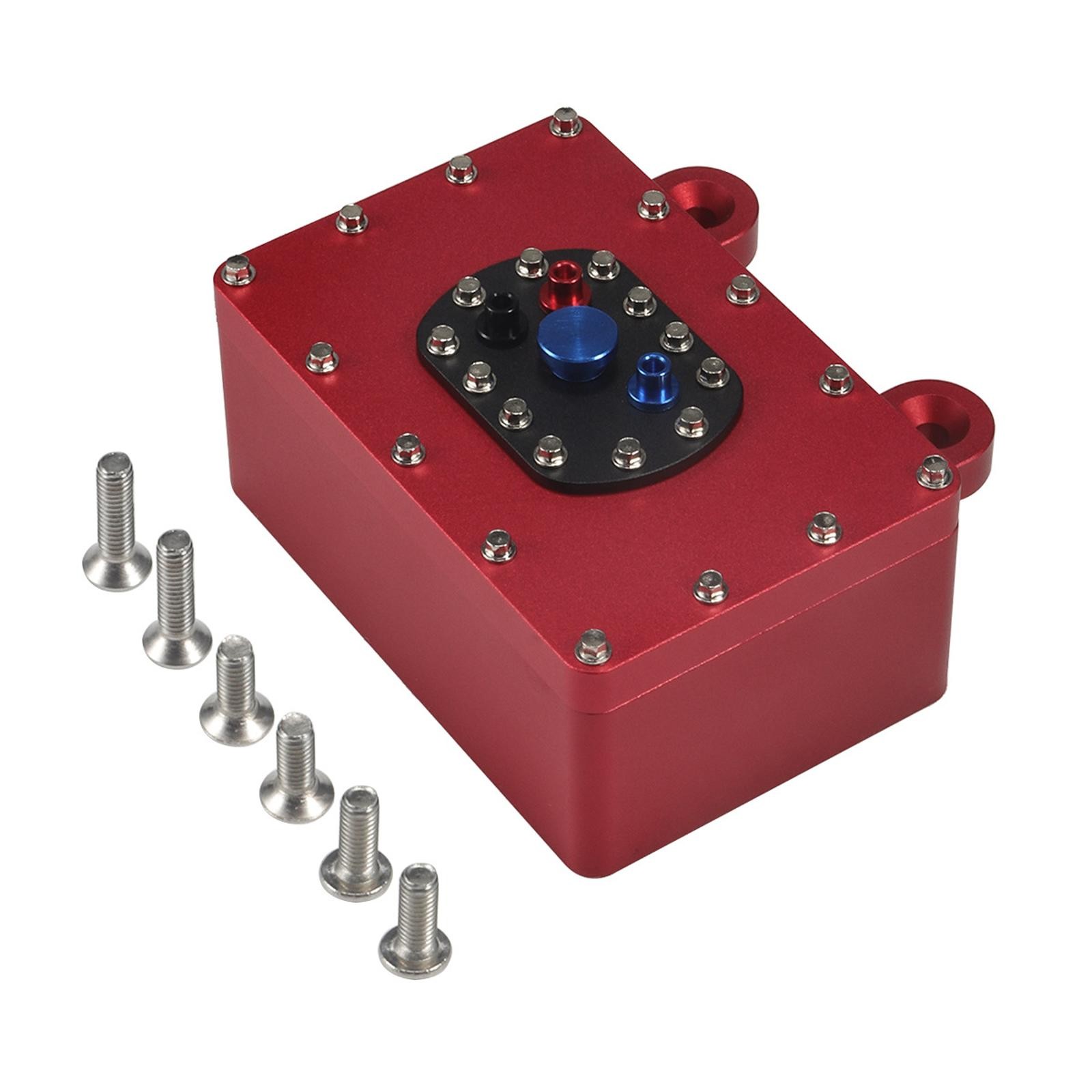 CNC Metal Scale Fuel Cell Receiver Box for SCX10 PR10 TRX4 1/10 RC Crawler Zn
