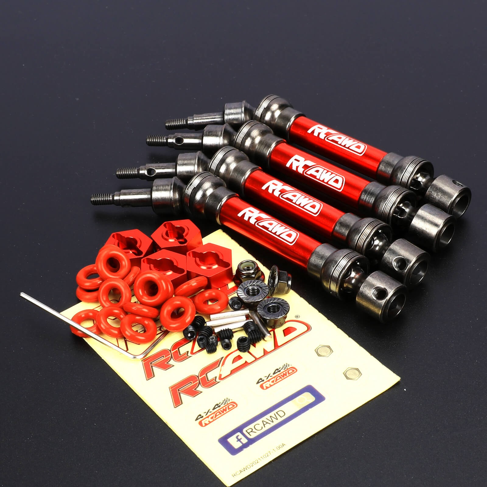 RCAWD ARAC4041 Front Rear Drive Shaft For Arrma Granite Senton Vorteks 3S BLX