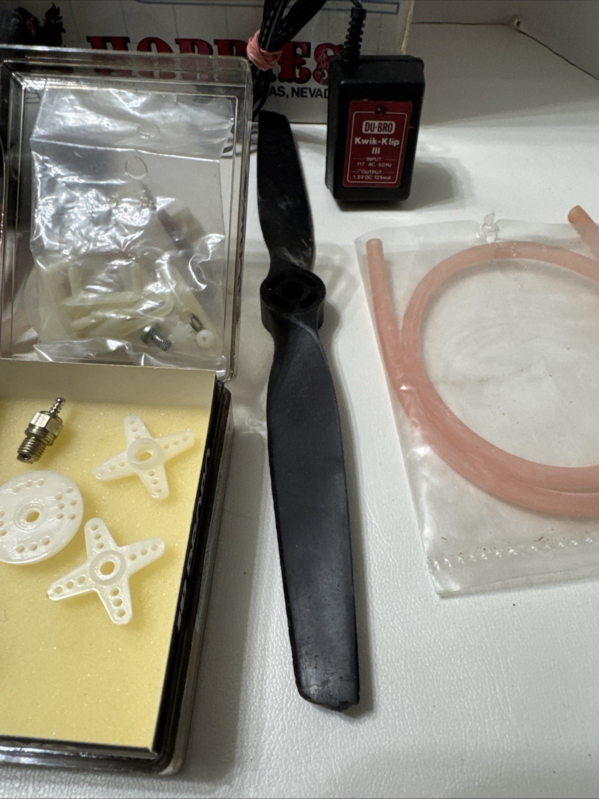 Vintage Gas Powered Airplane Parts Lot JR Circus 6 Remote Control Included