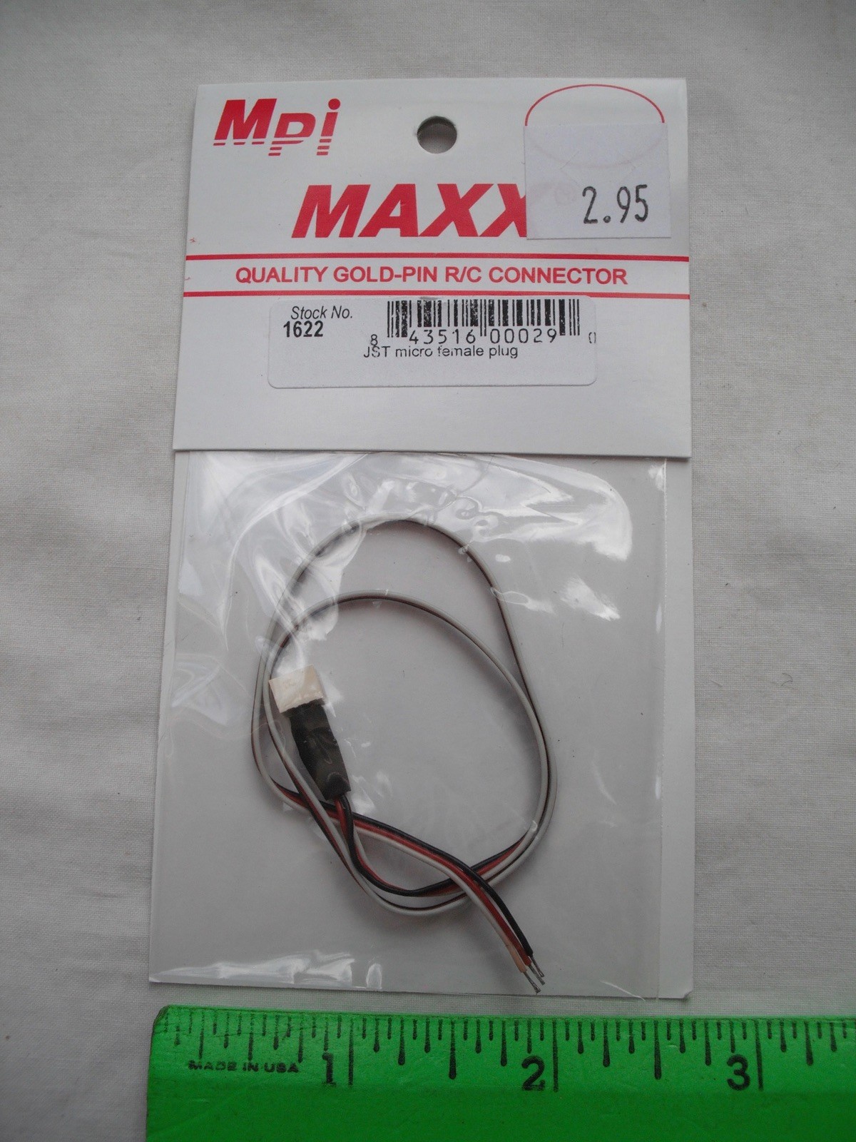 Maxx Products Mpi 1622, JST Micro Female Plug, Cable Wire, RC R/C Plane Airplane