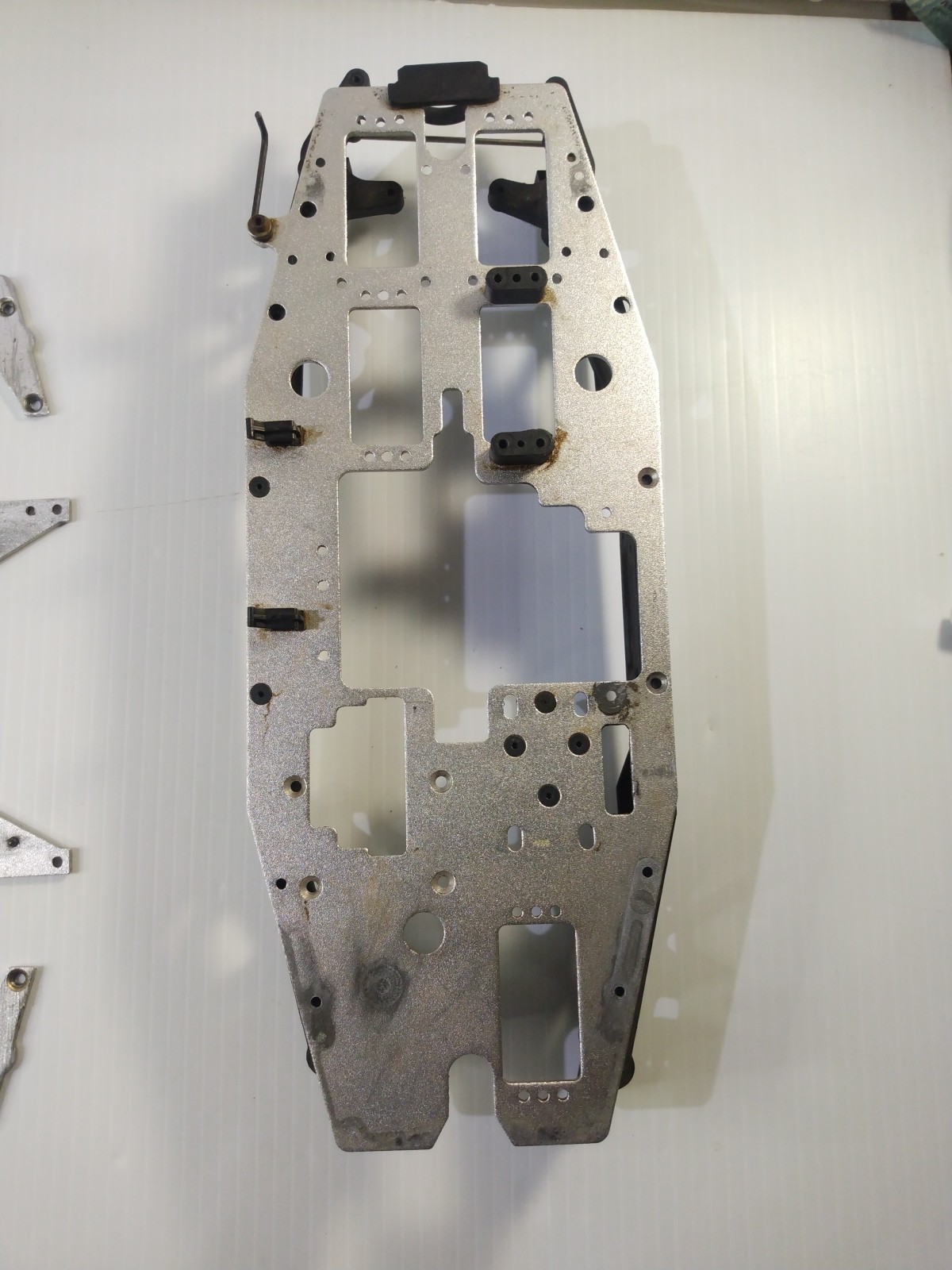 Team Losi LST2 Chassis Parts, Nitro Rc Replacement Parts Rc Stuff, Color Silver