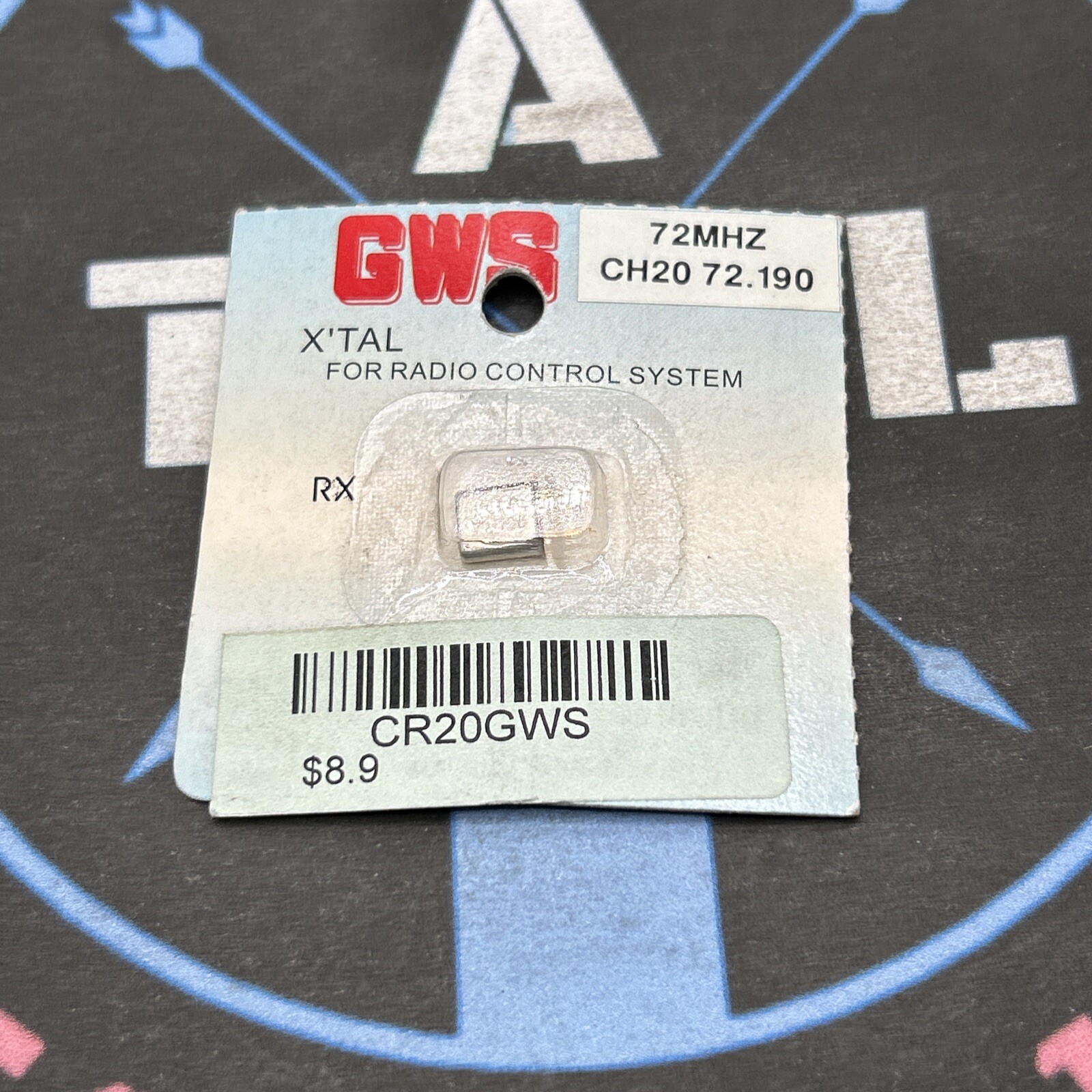Grand Wing Servo. GWS. X’Tal / Micro Crystal. Channel 20 72.190
