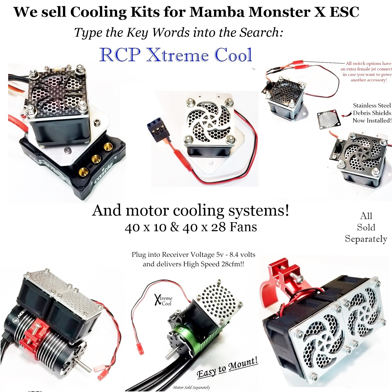 RCP Extensions XT60 12 awg Wired Extensions