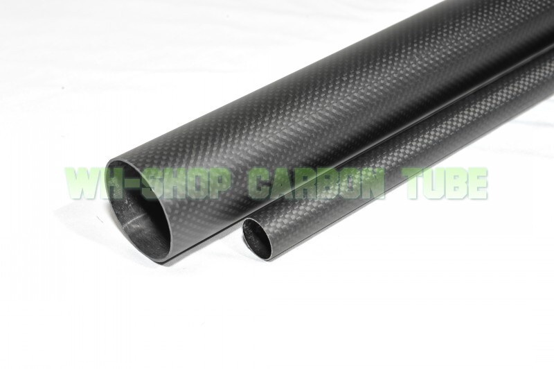 3K Carbon Fiber Tube 5 10 12 20 25 30 32 38 40 42 50 60 64 80 94 100 114 x 500mm