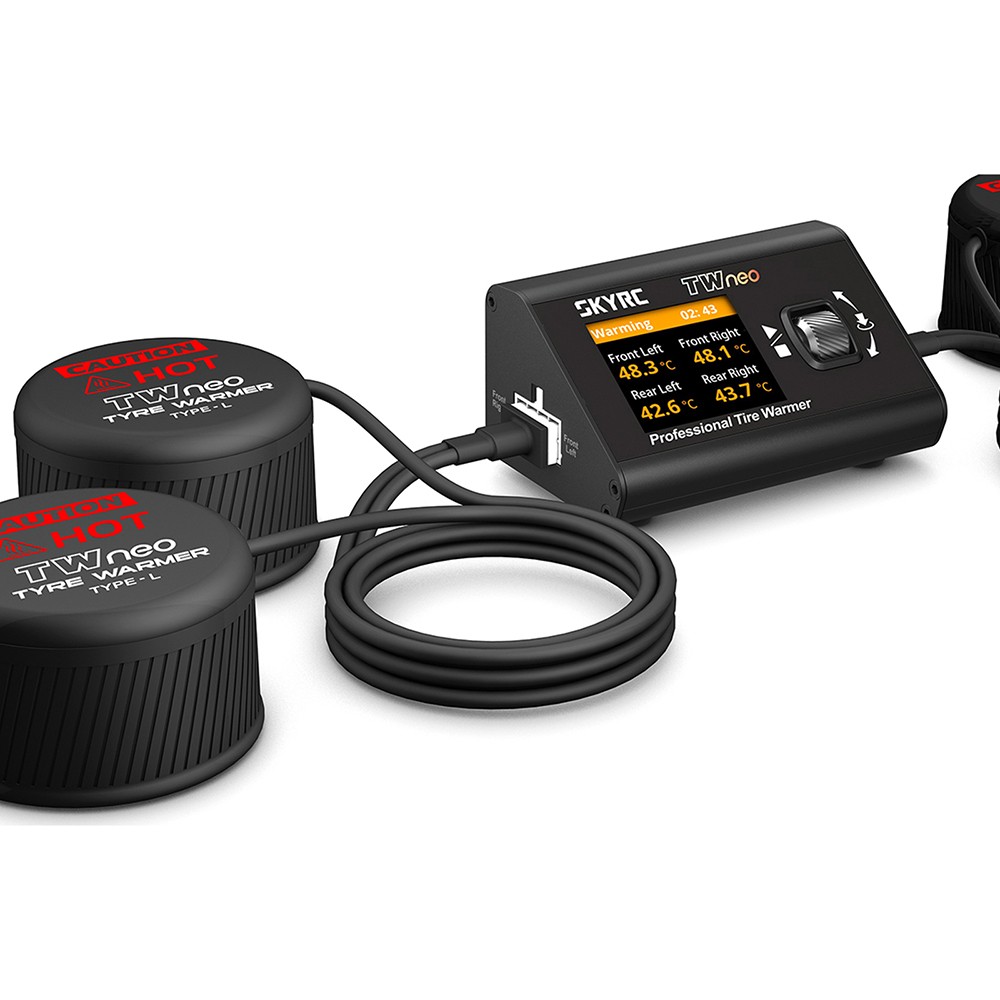 SkyRC TWneo RC Tire Warmer Heater 20–80℃ APP Control for RC 1/8 1/10 Car Tires
