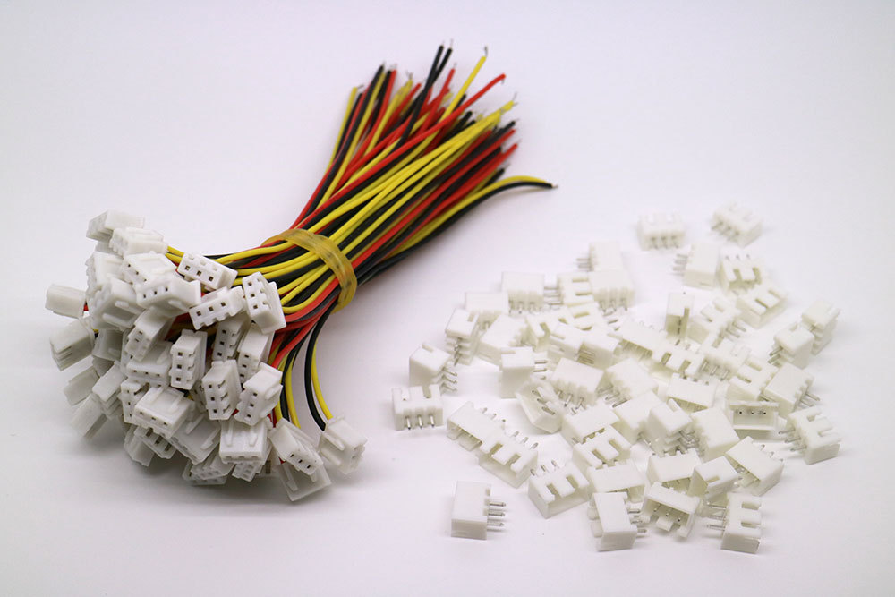 50 SETS JST XH 2.5-3 Pin Battery Connector Plug Female & Male with 120MM Wire