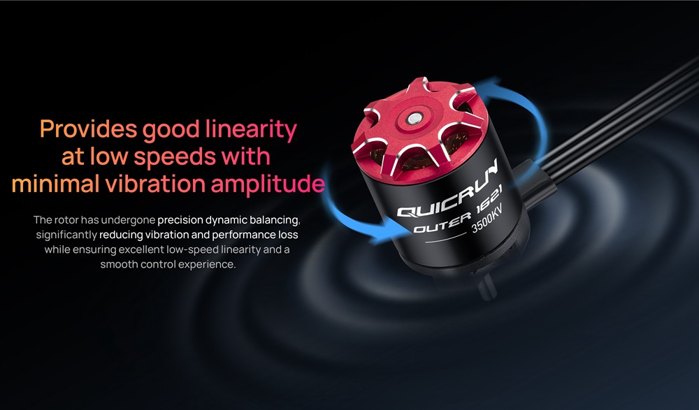 HOBBYWING QUICRUN WP-MINI24 25A ESC 1621SL 3500KV Motor For 1/24 Crawler Car