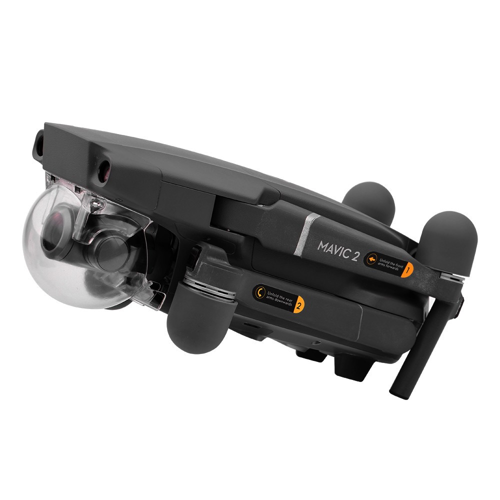 Transparent HD Gimbal Camera Lens Sun Hood Cap Cover For DJI MAVIC 2 PRO Drone A