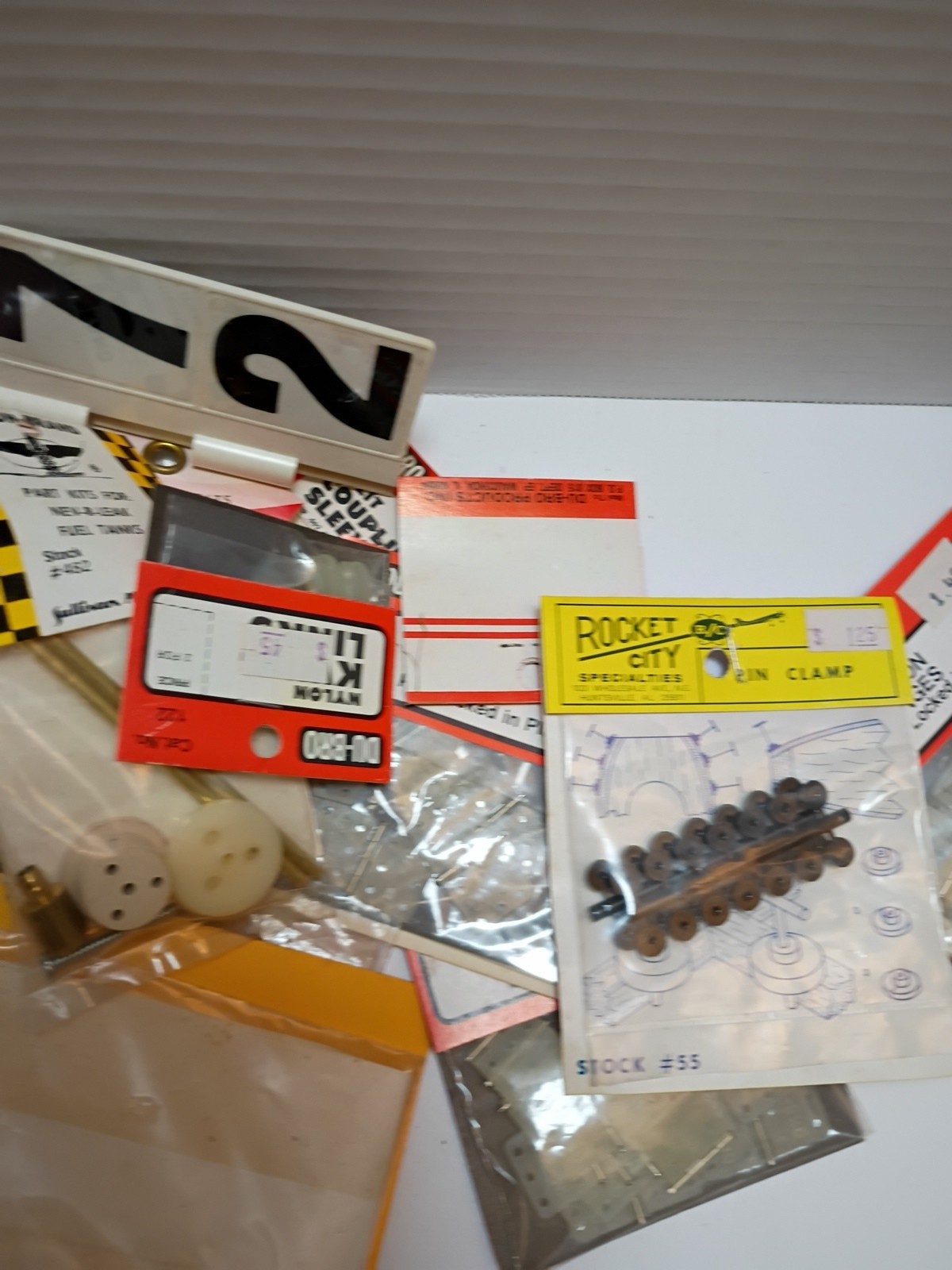 Vintage RC Model Airplane Parts Lot, Du-bro,Ernst,Sig,pylon,Granite,CB, etc