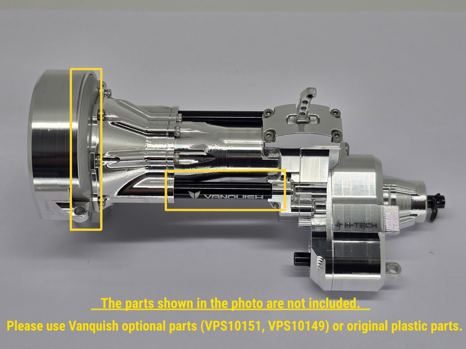 H-TECH RC CNC Aluminum Transmission Housing Full Set For Vanquish VFD