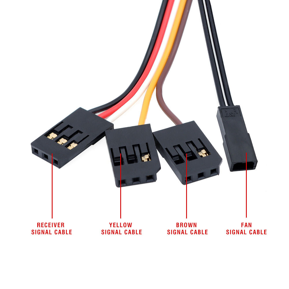 SURPASS HOBBY 80A ESC 550 Motor 12-35T BEC Power Combo For 1/10 Crawler Car