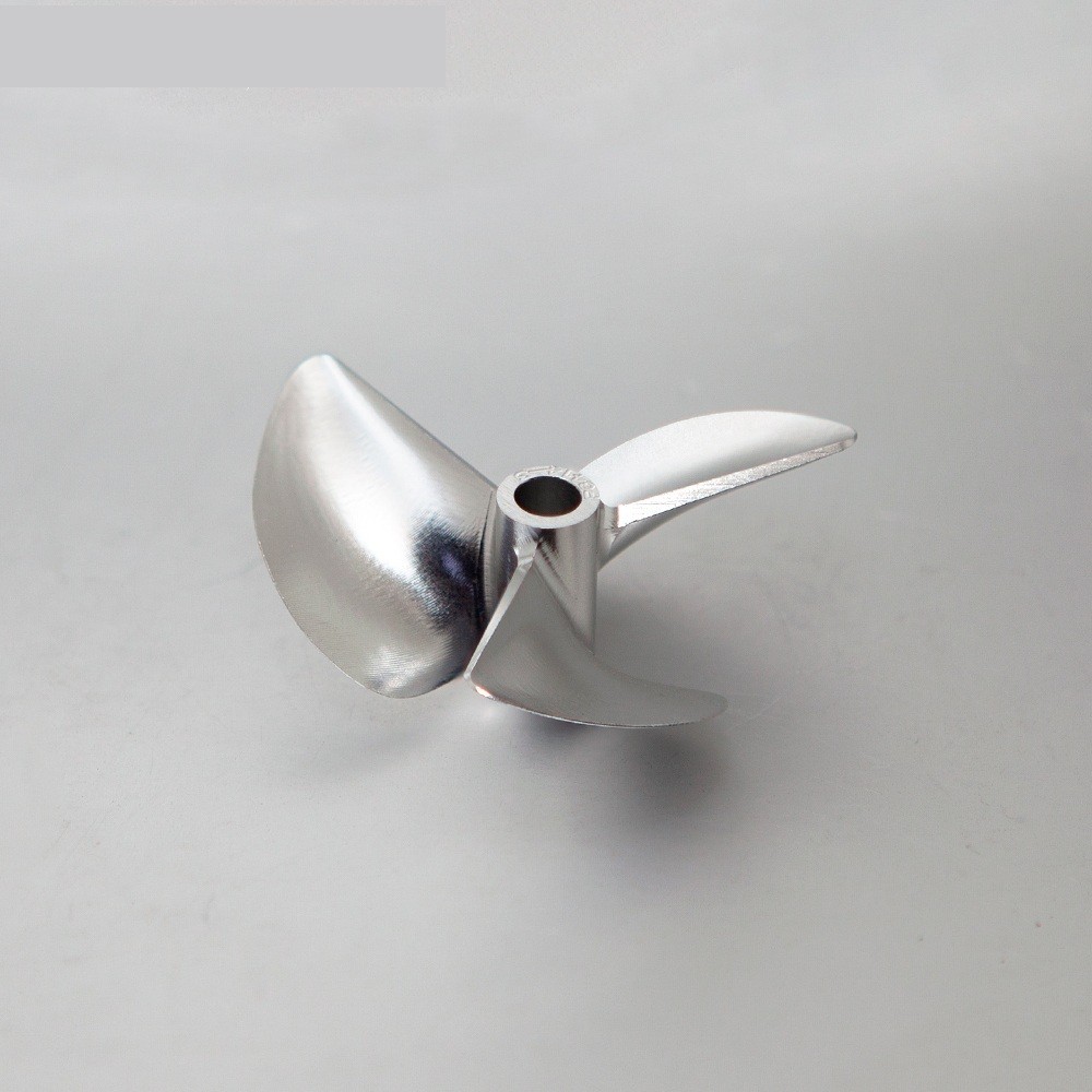 61-70mm CNC Aluminum 3-Blade Propeller 6.35mm Shaft Hole Left Hand (1 Pc)