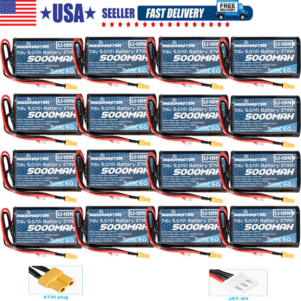 2×7.4V 5000mAh RadioMaster Li-ion Battery for TX16S Radio Transmitter Controller
