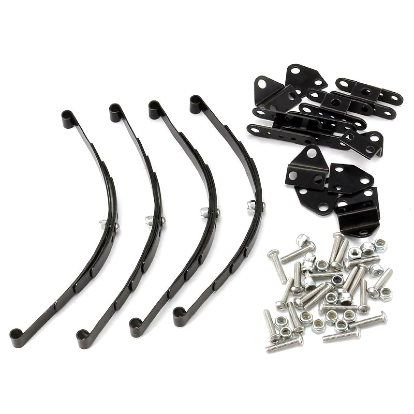 4Pcs 1/10 RC Car Leaf Springs Damper Chassis Parts For Tamiya For Axial SCX10