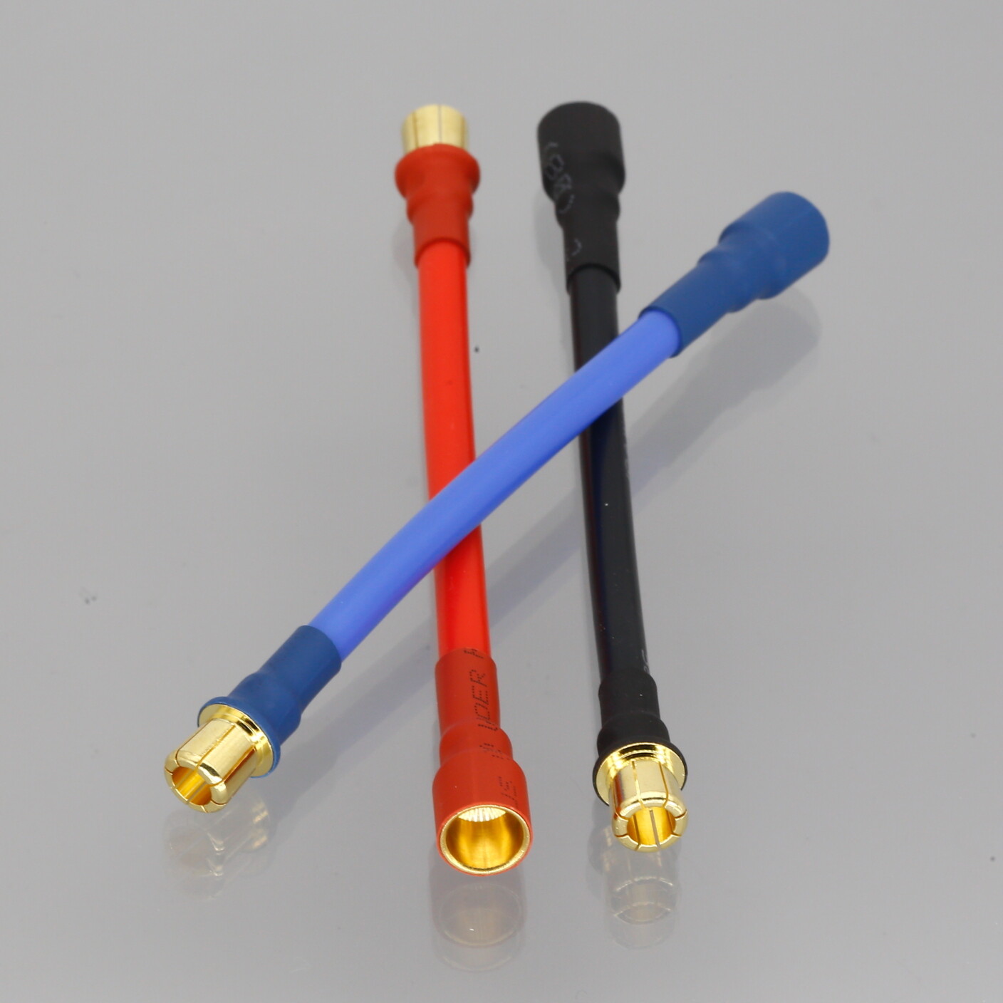 3pcs/lot RC Brushless Motor 8mm Bullet Male/Female 10AWG 4~20″ Extension Cable