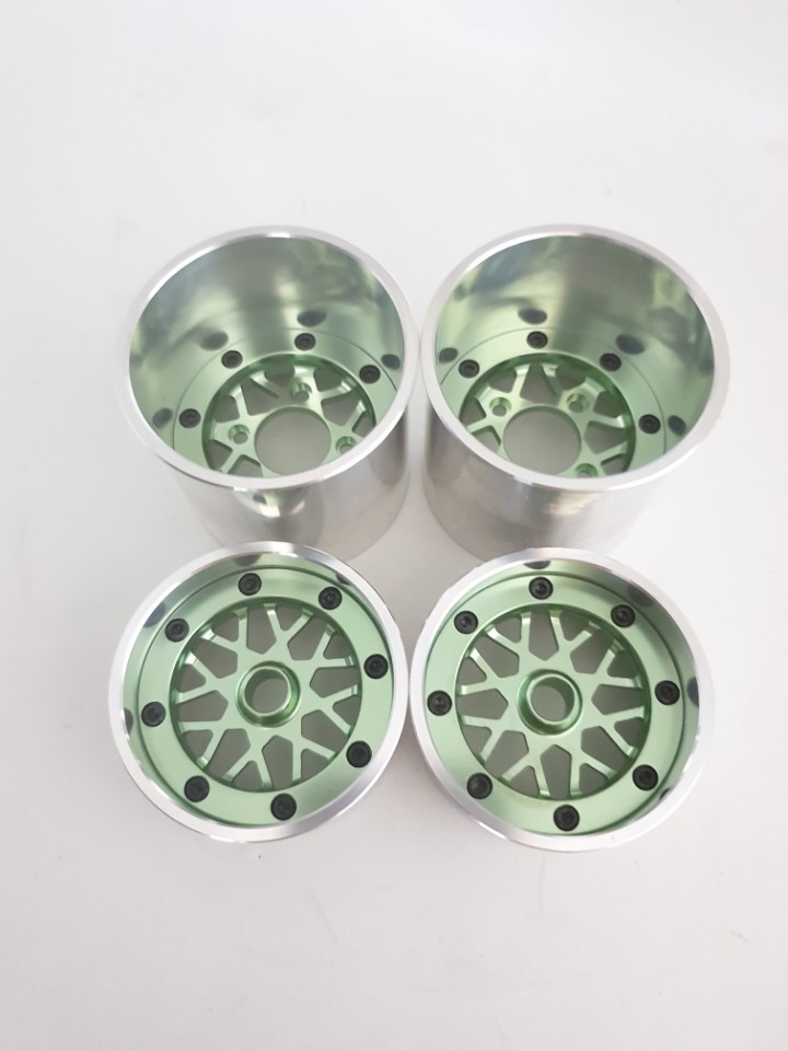 Team Associated RC10L PAN CAR Alloy Wheels set Tecnacraft repro