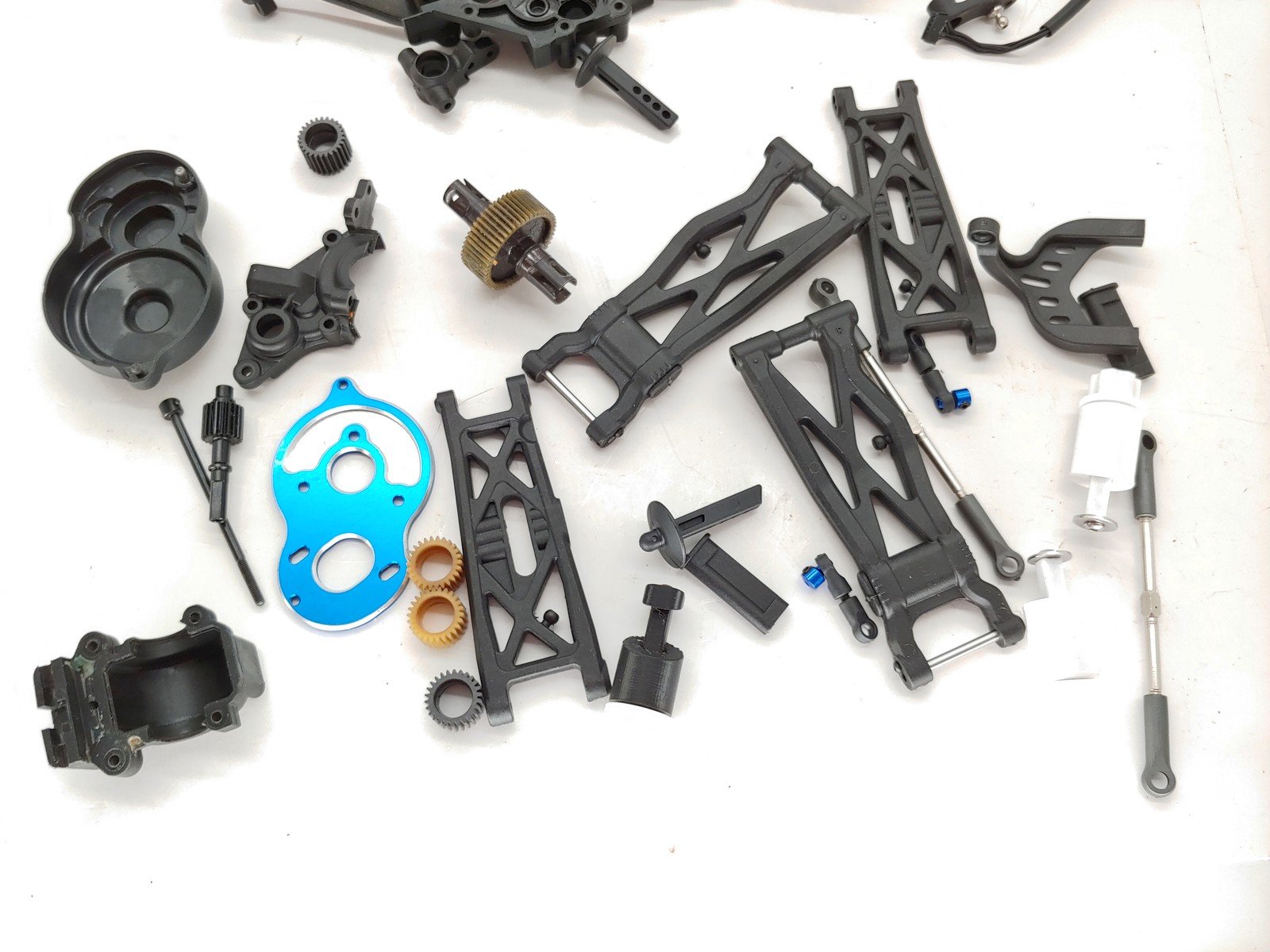 BIG LOT Team Associated RC10 T6 / B6 PARTS: Arms Spur Gear Ball Ends Bearings Sw