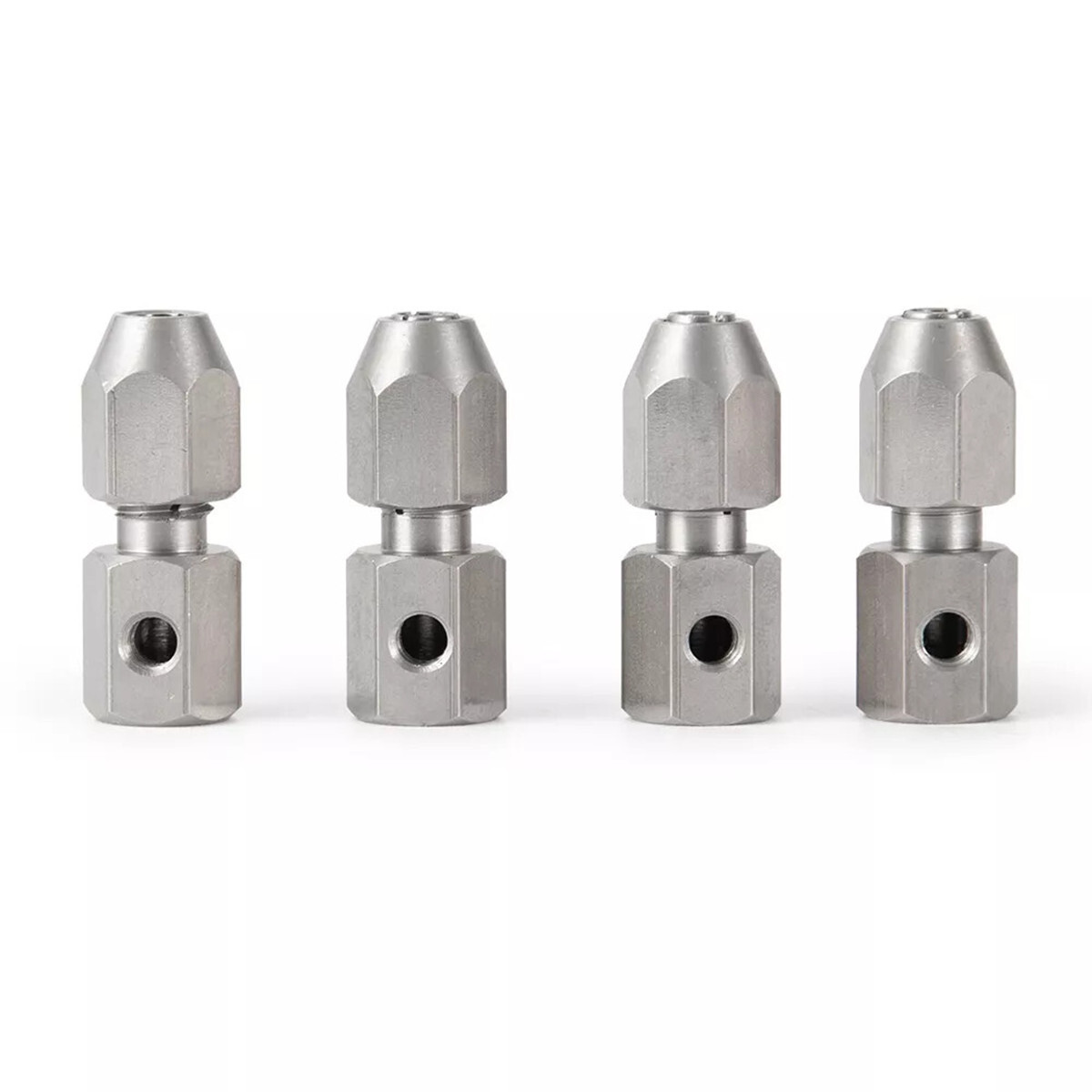 CNC 3.17/4/5/6mm to 4mm Flex Collet Coupler Motor Shaft for RC Boat coupling