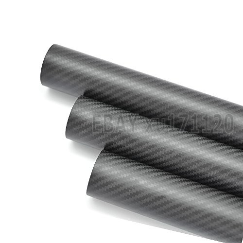 2pc Carbon Fiber Tube 16/14mm, 8/6mm 10/8mm, 12/10mm | Twill Matte | USA Stock
