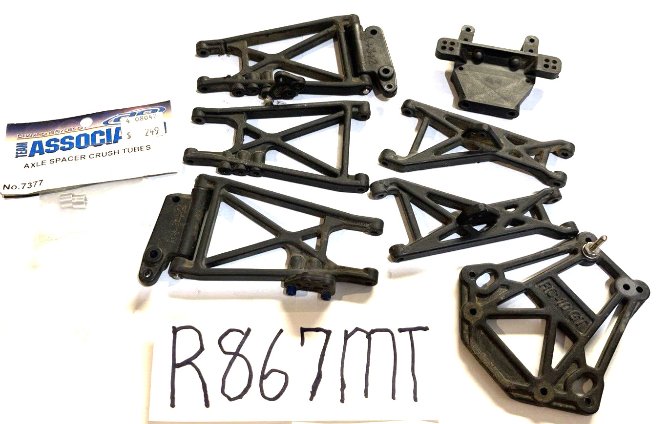 TEAM ASSOCIATED RC10GT RC10T CHASSIS PARTS` A-ARMS SHOCK TOWER