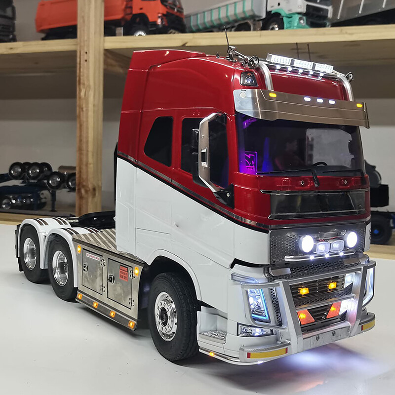 LED Sun Visor Light for 1/14 Tamiya RC Truck Car VOLVO FH16 56360