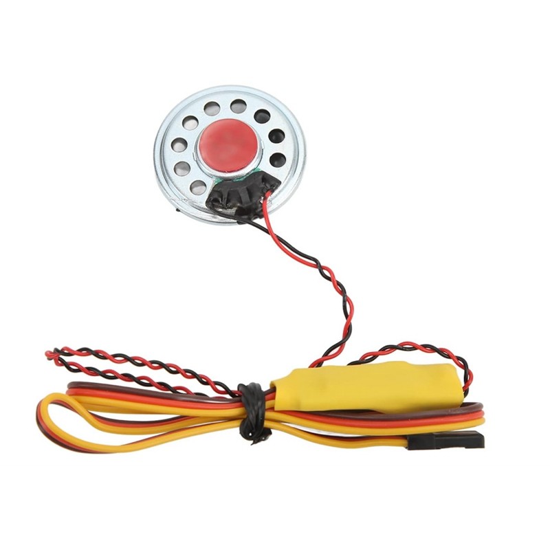 Control For 1/8 1/10 RC Car TDM 90dB RC Mini Siren Horn Speaker Manual Remote