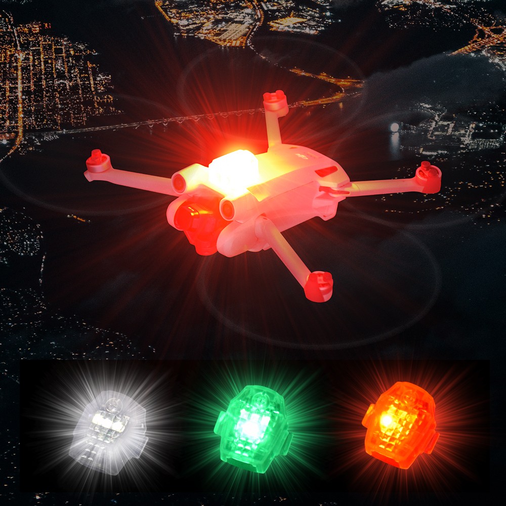 Rechargeable LED Strobe Signal Flashing Light For DJI Mini 3 Pro/Mini 2/Air 2S