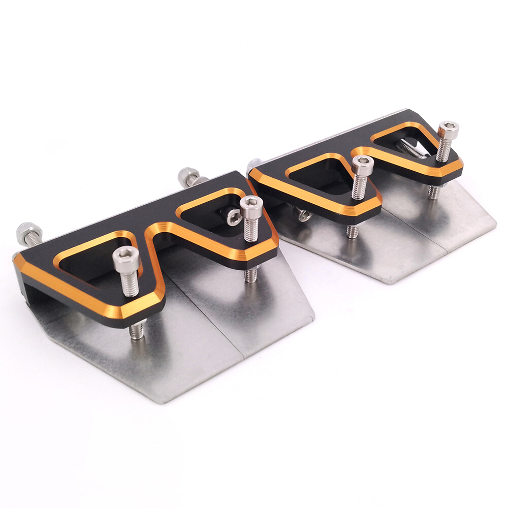1Pair Trim Tabs Balance Plate 76*56mm Trim Flaps for RC Speed Boat Racing FSR-O