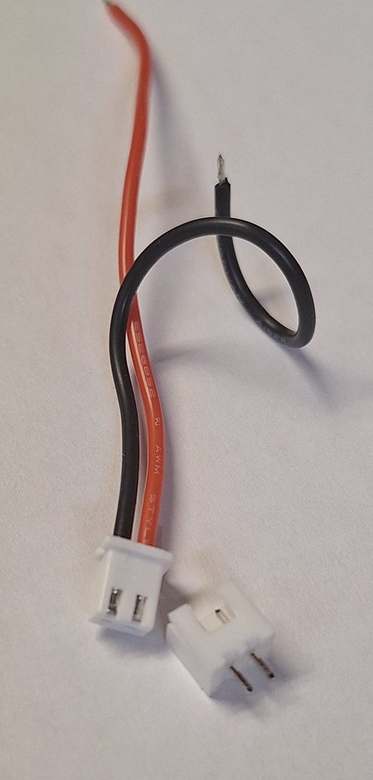 JST 2.5mm 2 Pin Battery Connector Plug Female & Male with 8inch 203mm