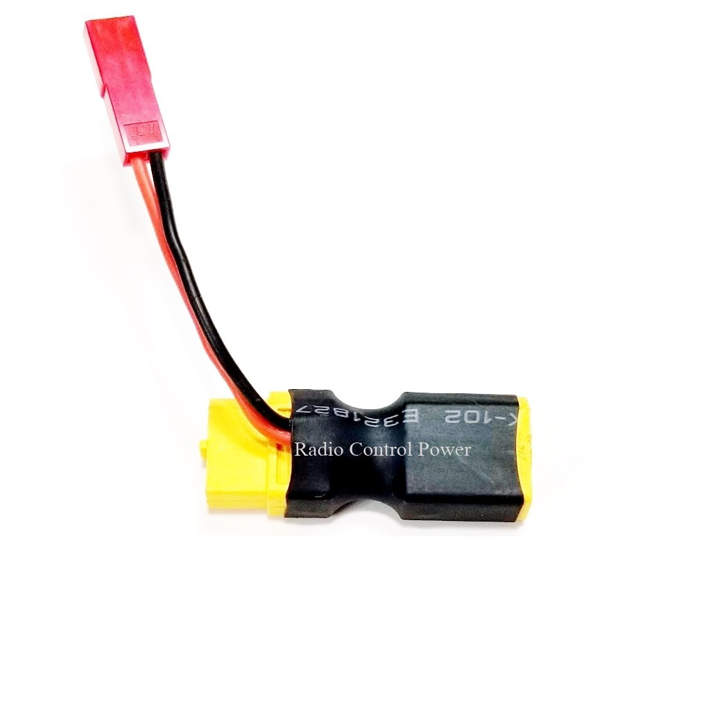 RCP-JRJST XT60 Power Tap Connector to JST Female XT60 Male to XT60 Female