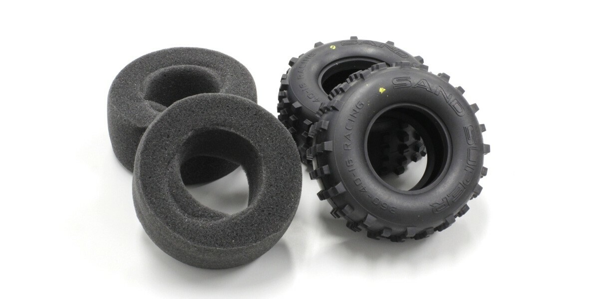 Kyosho Vintage Series Rear Tires (Medium/2pcs/w/Inner/Scorpion2014) – SCT002MB