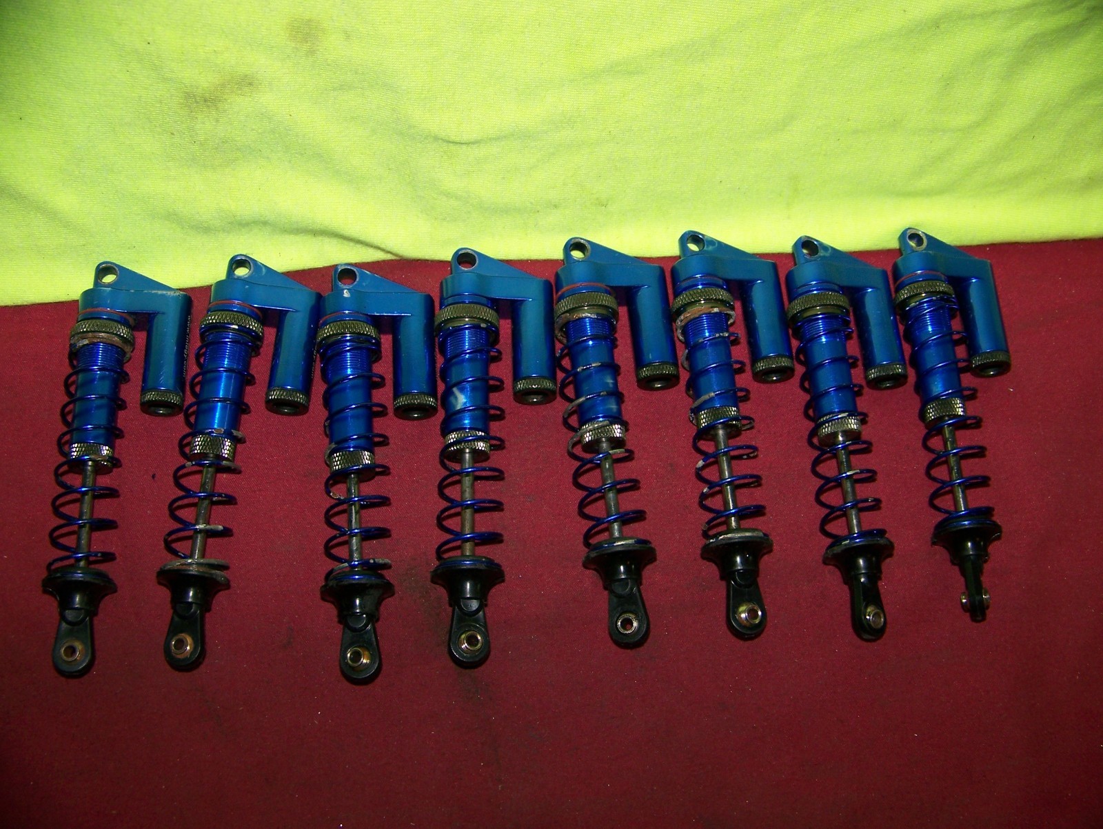 traxxas tmaxx emaxx integy aluminum blue msr4 shocks mgt clod rc monster parts