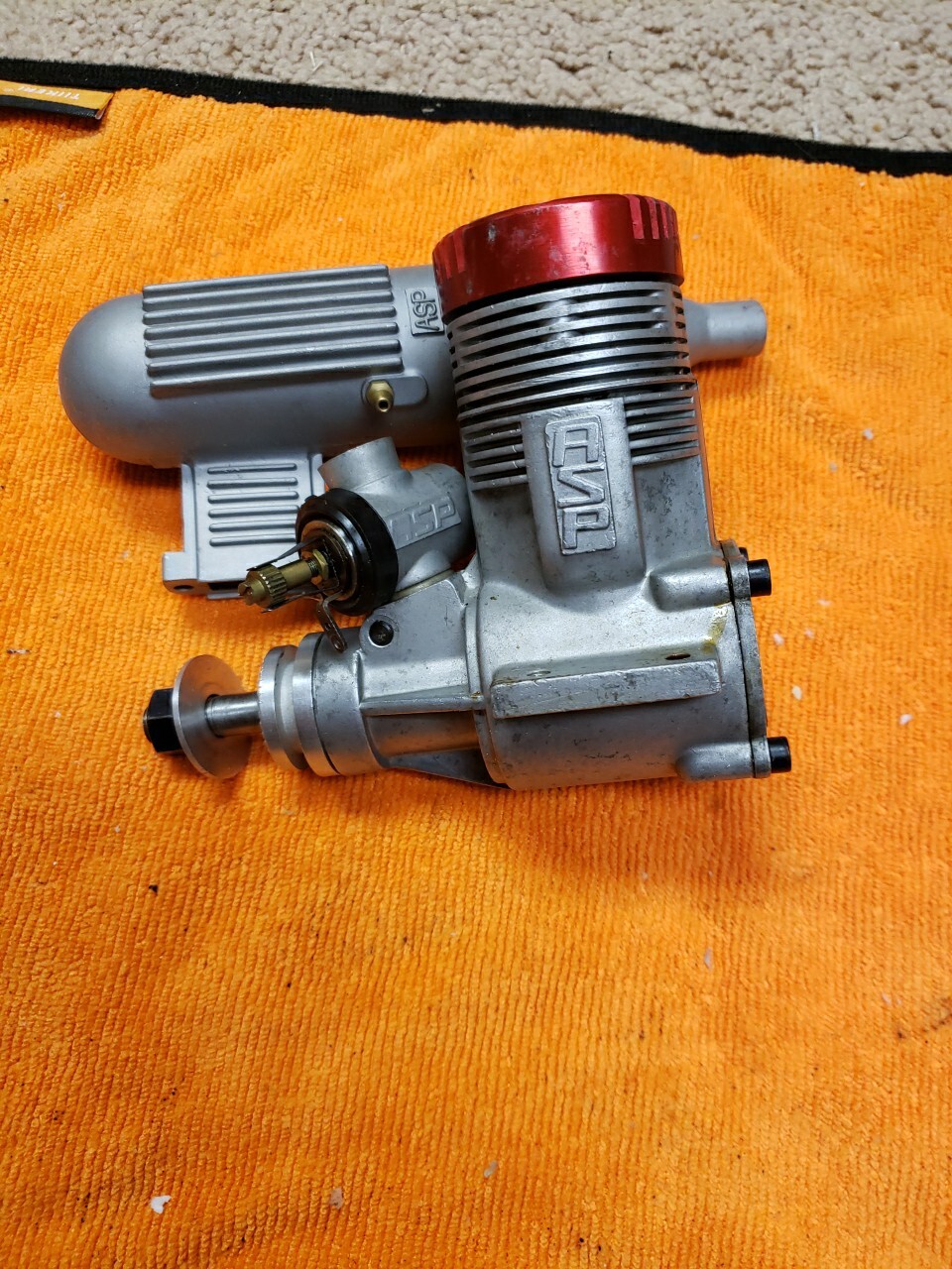 ASP Engine – ASP 108 ABC Red Head RC motor – Nice – NL24