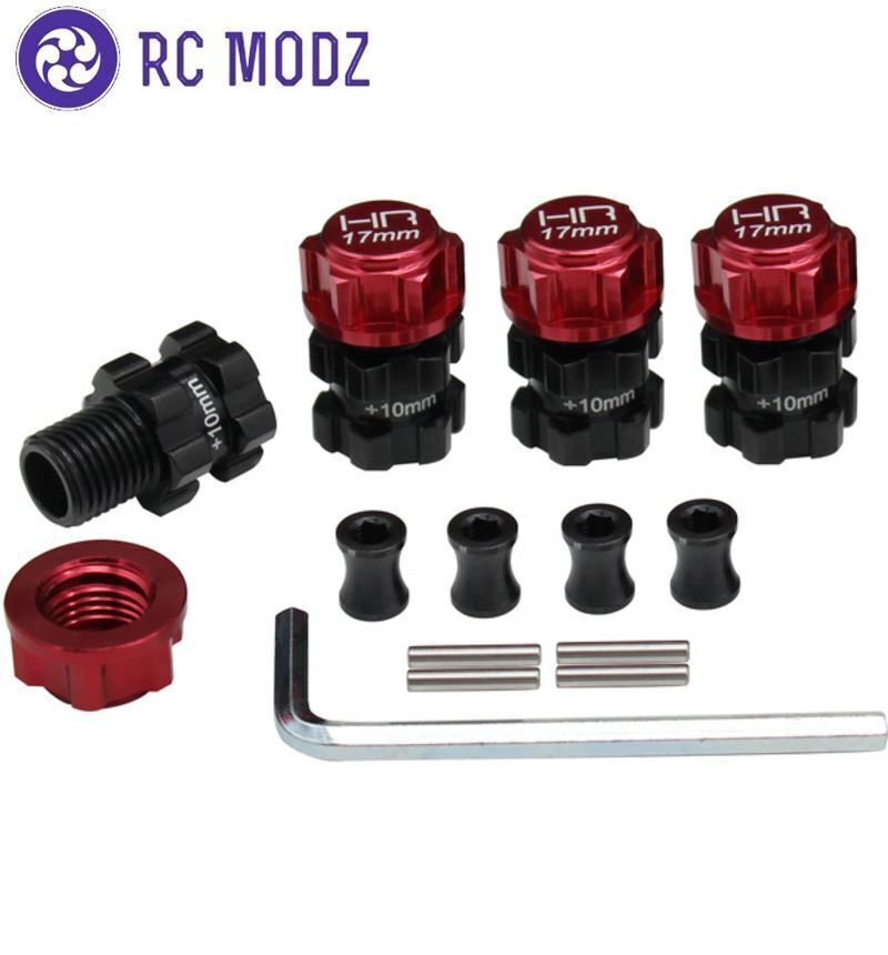 Hot Racing ATF117XT02 Arrma 1/10 4×4 3s 17mm Aluminum Hex Hubs (10mm Offset)