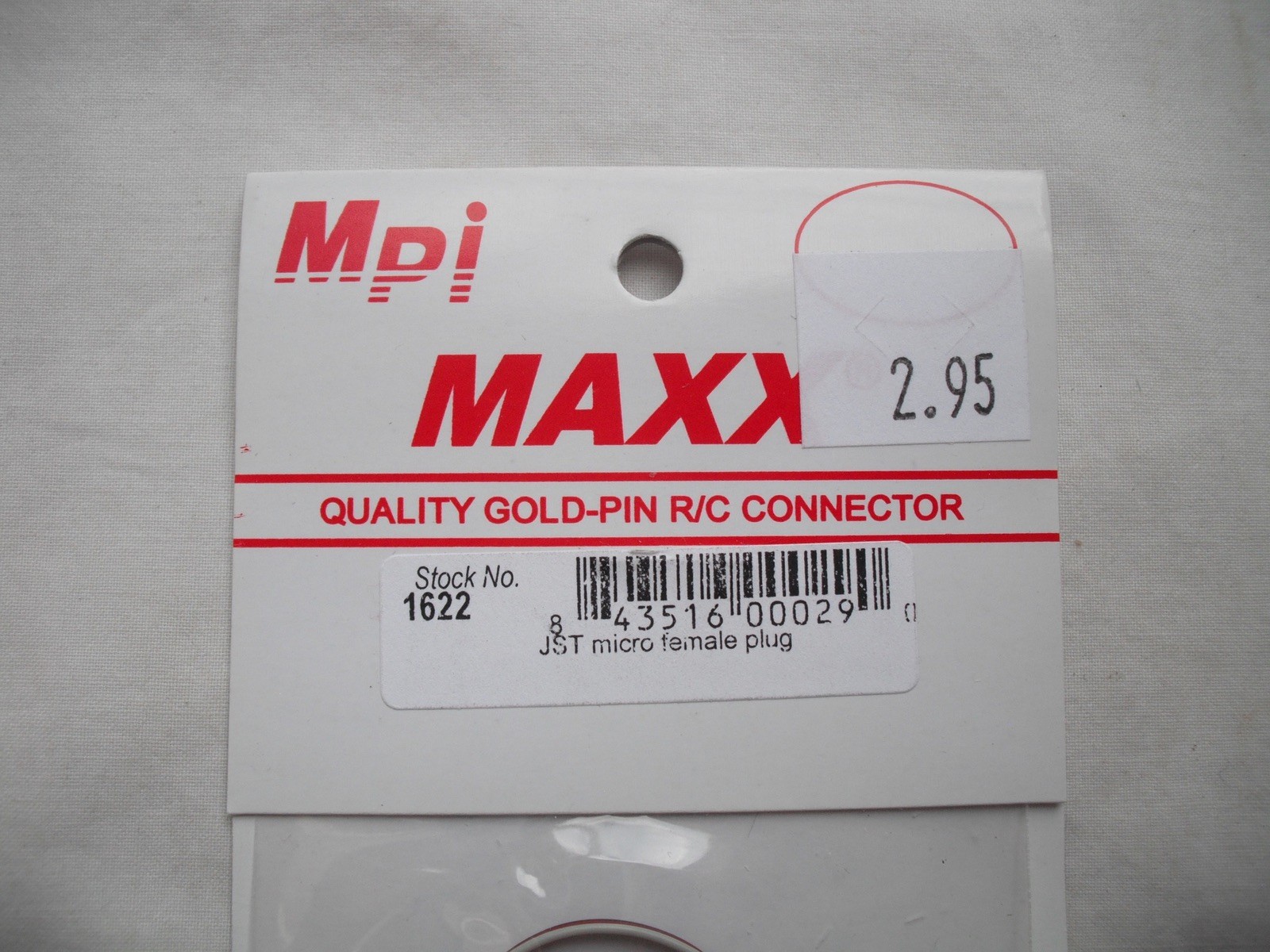 Maxx Products Mpi 1622, JST Micro Female Plug, Cable Wire, RC R/C Plane Airplane