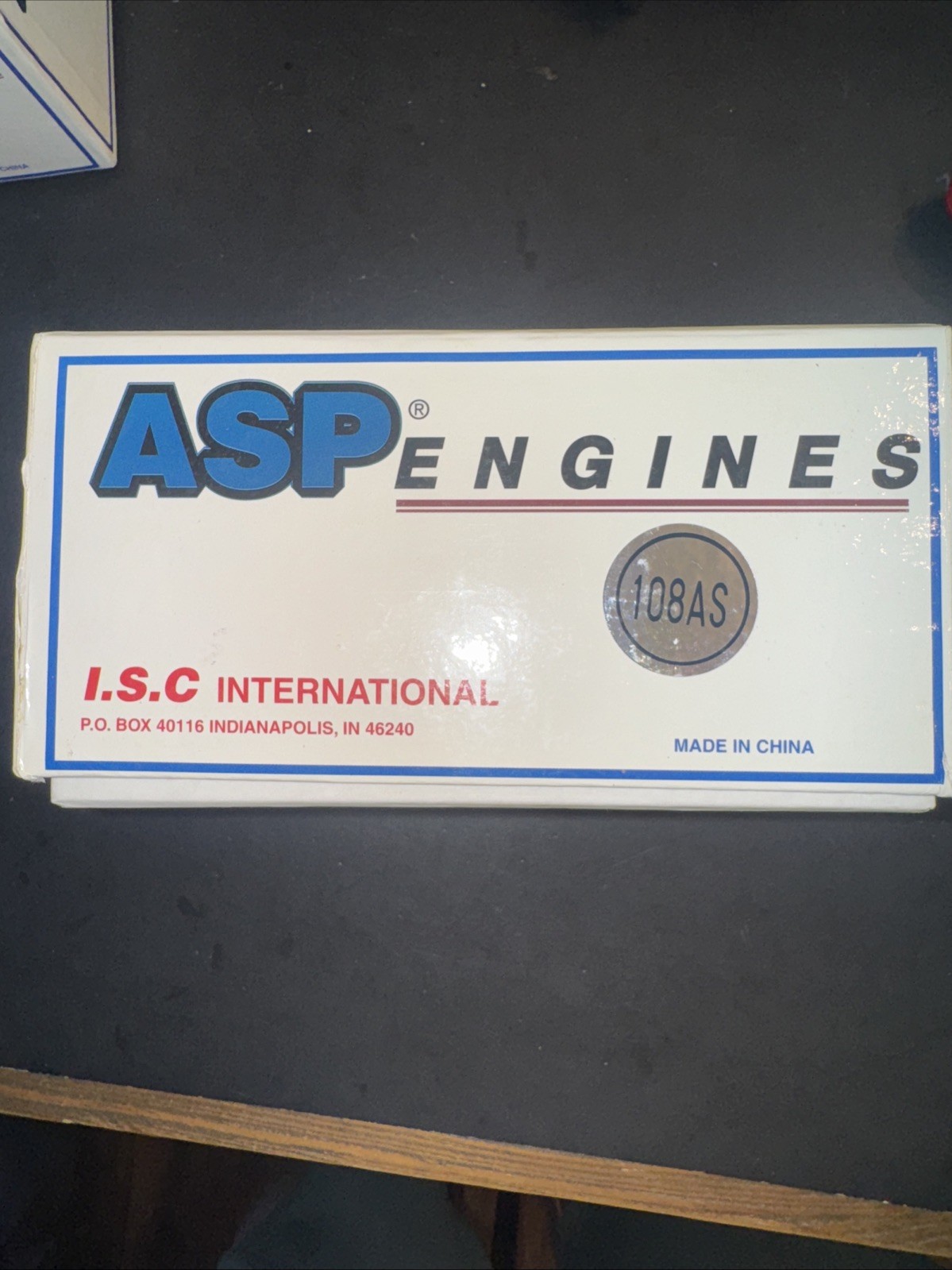 ASP Engine – ASP 108 AS – 108 Red head RC Plane Boat motor – New Vintage ISC