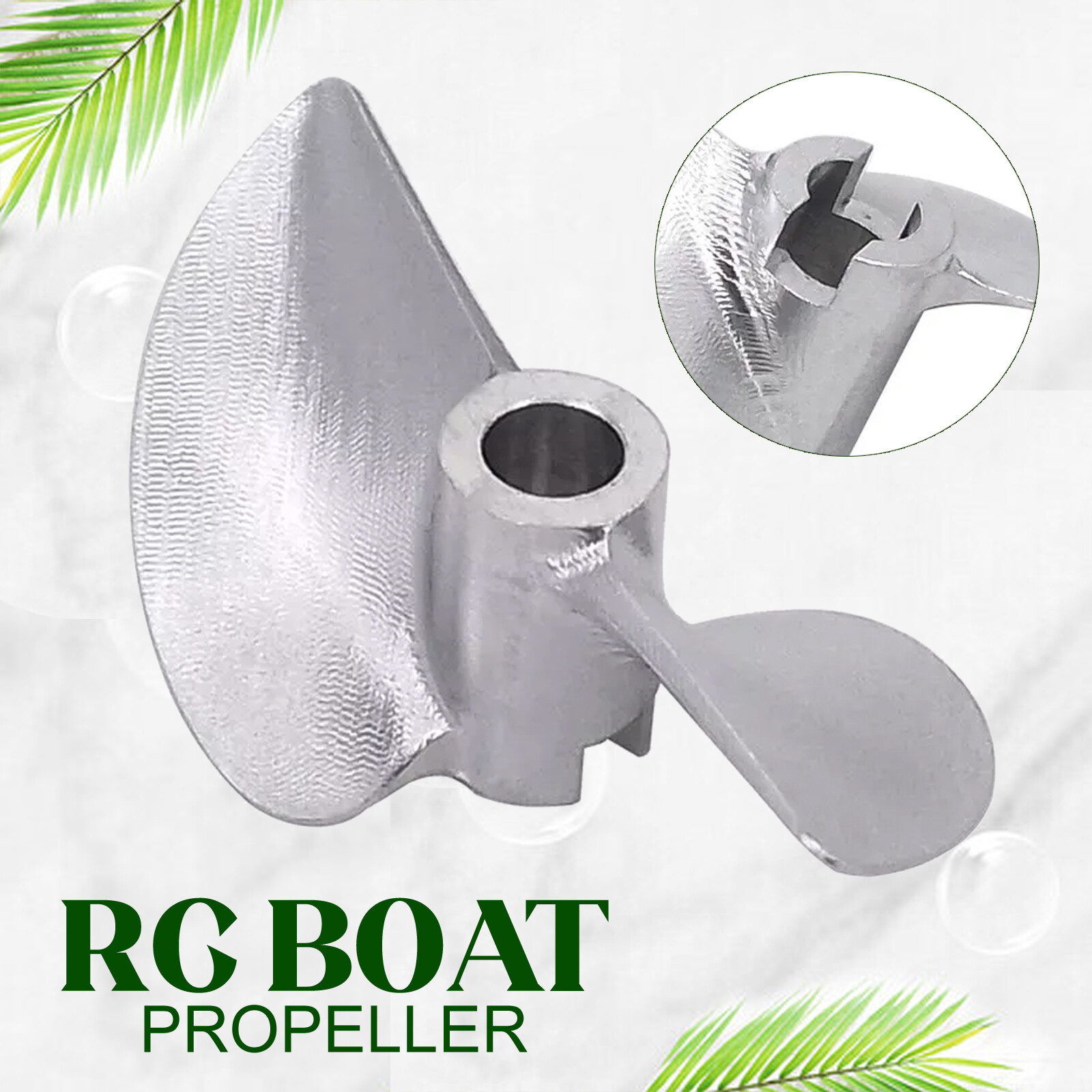 For Spartan M41 RC Boat Propeller 42mm 4.76mm 3/16″ CNC Metal P1.4 Prop