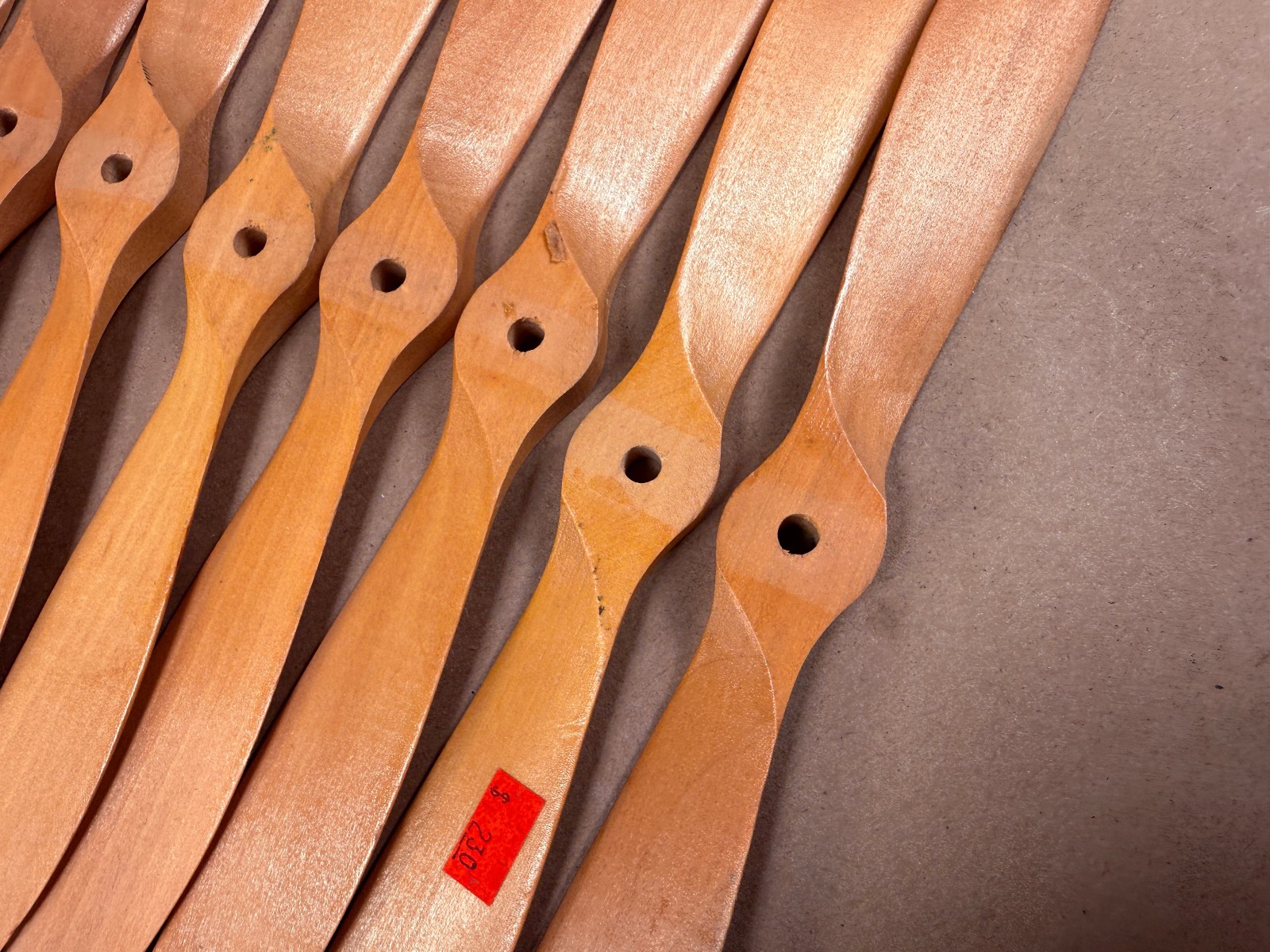 Lot of 8 – NOS – Vintage Top Flite Wood Propeller Props 12 – 4