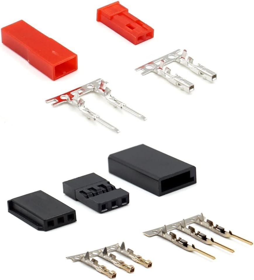 Effortless 55 Set RC Connector Kit with Ergonomic Crimping Tool for Easy Repairs