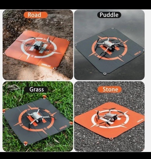 STARTRC Drone Landing Pad Pro Universal Waterproof Portable Orange & Gray 55CM