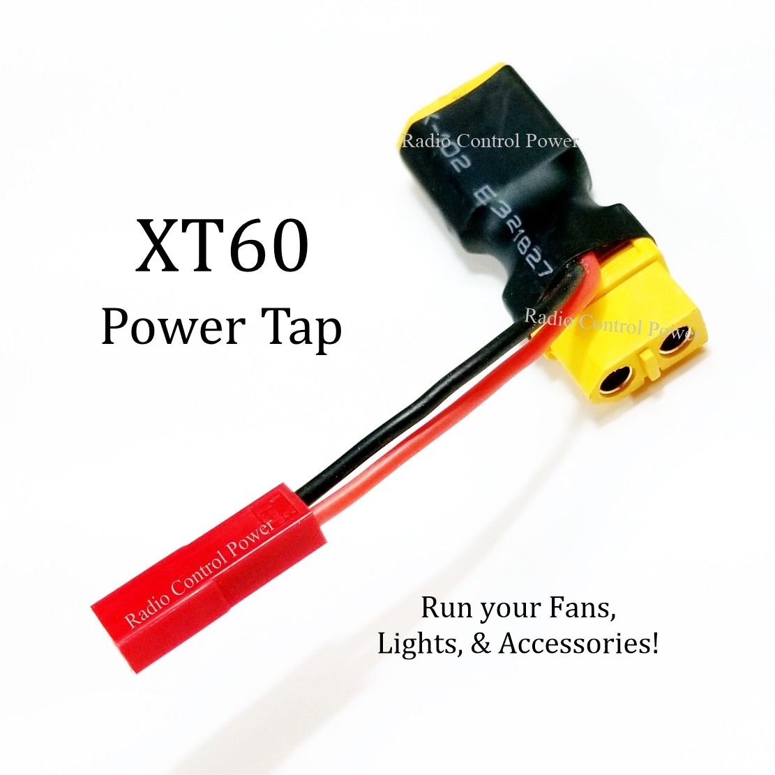 RCP-JRJST XT60 Power Tap Connector to JST Female XT60 Male to XT60 Female