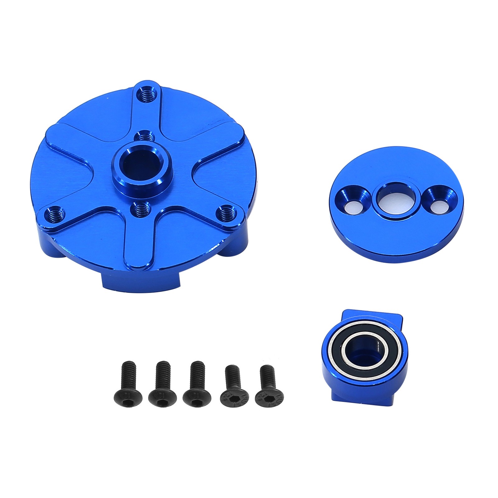 Dark Blue Aluminum Alloy Spur Gear Adapter Kit For Traxxas X-Maxx XRT 8S