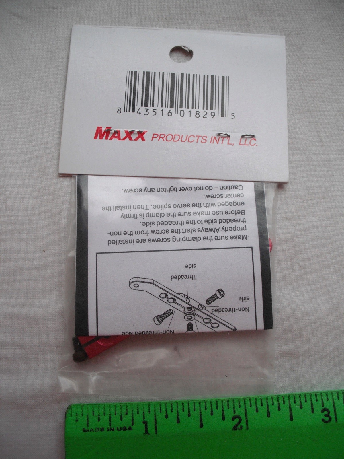 Maxx Products Mpi KA2001, 2″ Aluminum Servo Arm, Single, Hitec, RC R/C Plane Car