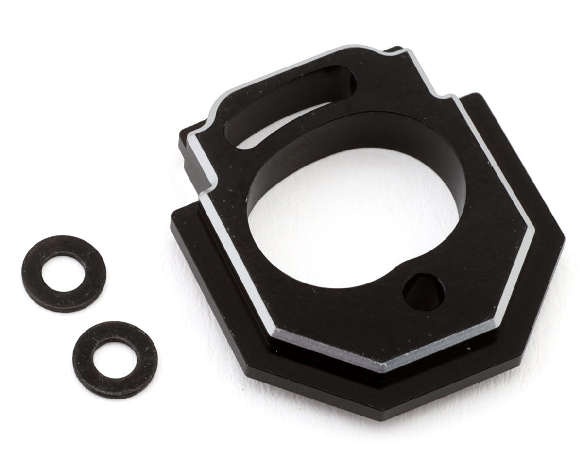 Losi NASCAR Aluminum Adjustable Mesh Motor Mount (Black) [LOS-1949]